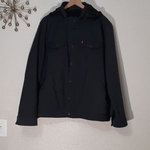 LEVI'S  GRET HOODED VARCETY JACKET  SIZE LARGE